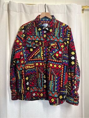 Fresh Prince of Bel-Air Vintage-Inspired Multicolor Patterned Men's Jacket